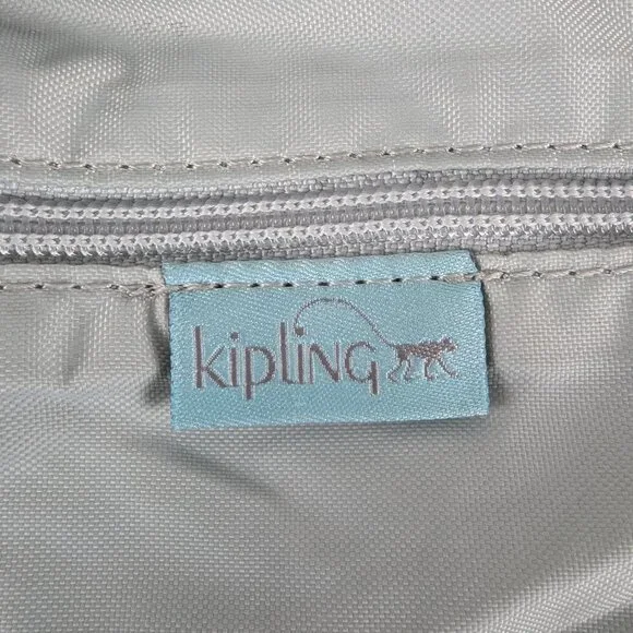 Pre-Owned Kipling Crossbody Bag Cyan - Stylish - Authentic Fast Canada Shipping - Picture 10 of 14